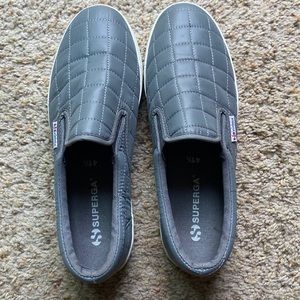 Superga slip on quilted sneakers